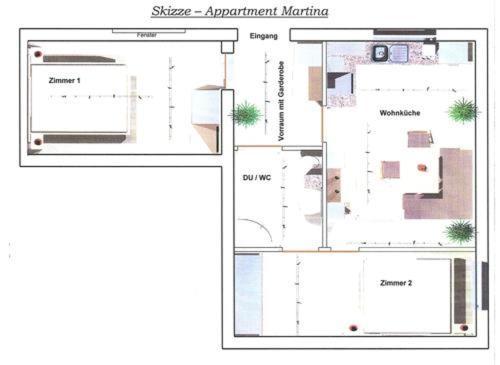 Appartment Martina Fuegenberg Phòng bức ảnh